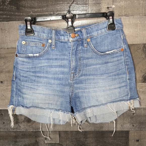Madewell Pants - madewell high rise denim shorts